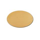 Oval Brass Trunk Plate 4" x 6"