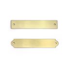 Brass Halter Plate 3/4" x 4 1/4"