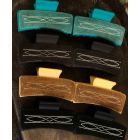 Bootstitch Suede Leather Hair Clips/Claws