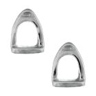 Loriece Small Sterling Silver Stirrup Earrings
