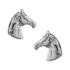 Loriece Sterling Silver Horse Head Earrings