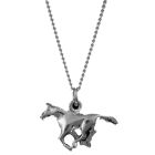 Loriece Silver Pony Pendant Necklace