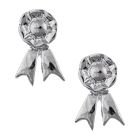 Loriece Ribbon Rosette Earrings