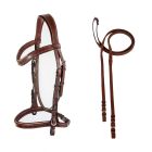 Arc De Triomphe Classique Anatomical Bridle W/ Flat Rubber Reins