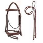 Arc De Triomphe Starman Fancy Raised Padded Bridle With Laced Reins