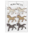 CBK Cast Iron Horse Magnets - Set of 6