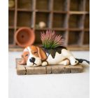 Kalalou Ceramic Beagle Planter