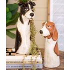 Kalalou Ceramic Dog Planter - Sold Individually