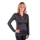 Kastel Denmark 1/4 Zip Ladies Long Sleeve Sunshirt (Solid, With Logo)