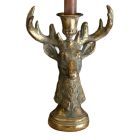 Kalalou Resin Taper Deer Candle Holder - Sold as Pair