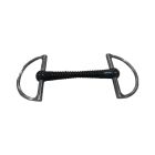Anademi Black Ribbed Flexible Dee Bit
