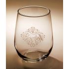 Kelley And Company Etched Stemless Wine Glass (17oz)