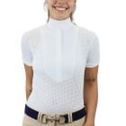 Kismet Ladies Eleonoire Airmax Short Sleeve Show Shirt With White Bib