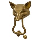 Smooth Foxhead Door Knocker