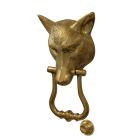 Smooth Fox Head Door Knocker