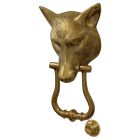 Detailed Fox Head Door Knocker