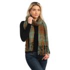 Ladies Woodland Plaid Scarf