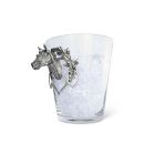 Vagabond House Horse Head Glass Ice Bucket