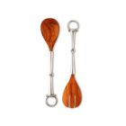 Vagabond House Bit Wood Salad Server Set