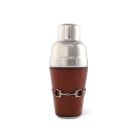 Vagabond House Premium Genuine Leather Equestrian Bit Cocktail Shaker