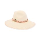 Sun N Sand Caribbean Joe Paper Braid Tropical Safari Hat W/ Braided Trim