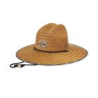 Sun N Sand Rush Straw Camo Lifeguard Hat With Chin Strap Cord
