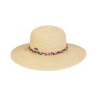 Two's Company Ladies Floppy Paperbraid Ecru Hat With 4" Brim