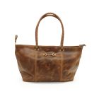 Westrian Equestrian Snaffle Bit Leather Tote Bag