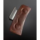 Westrian Equestrian Claw Clip Hair Pin With Leather Equestrian Design