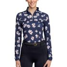 Kastel Denmark 1/4 Zip Ladies Long Sleeve Print Sun Shirt (No Trim) - 5