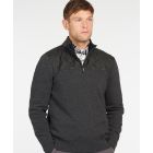 Barbour Mens Essential Diamond Quilt Half Zip Sweater