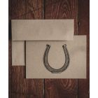Single Folded Note Card With Design