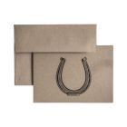 Single Folded Note Card With Design