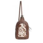 Myra Hairon & Leather Sling Bag