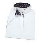 Essex Girls Short Sleeve Talent Yarn Show Shirt w/ Wrap Collar