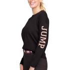 Kastel Denmark Ladies Black & Rose Crewneck Sweater