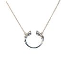 Calloway Silver Horseshoe Equestrian Necklace