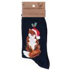 Wrendale Designs Festive Fox Socks