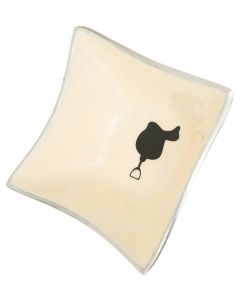 Square Shaped Bowl with Saddle