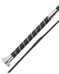 Fleck Silk Touch Crystal Handle Dressage Whip