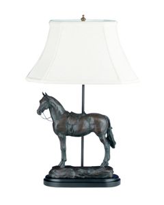 Oklahoma Casting English Riding Horse Lamp