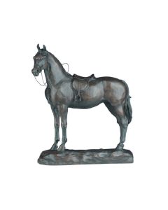 Oklahoma Casting Statue Eng Riding Horse