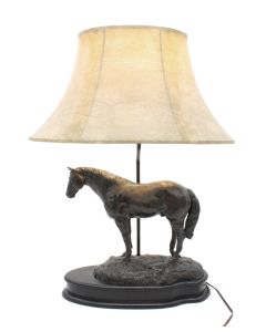 Oklahoma Casting Quarter Horse Lamp