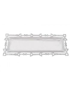 Arthur Court Oblong Equestrian Tray w/ Openwork