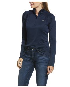 Ariat Ladies Sunstopper 2.0 Long Sleeve 1/4 Zip Shirt (Solid Colors)