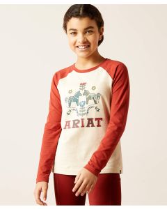 Ariat Kids Dala Horse Long Sleeve T-Shirt