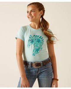 Ariat Youth Floral Mosaic Short Sleeve T-Shirt