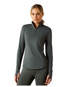 Ariat Ladies Gridwork 2.0 - 1/4 Zip Baselayer Long Sleeve Shirt