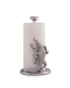 Arthur Court Alligator Paper Towel Holder