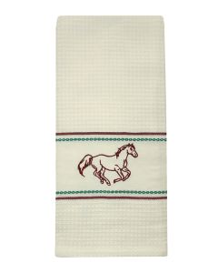 Michaelina Home Hand Loomed Cotton Classic Waffle Weave Kitchen Towel